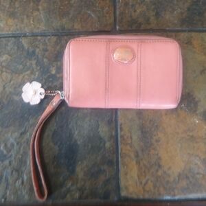 Coach Leather Wristlet Wallet